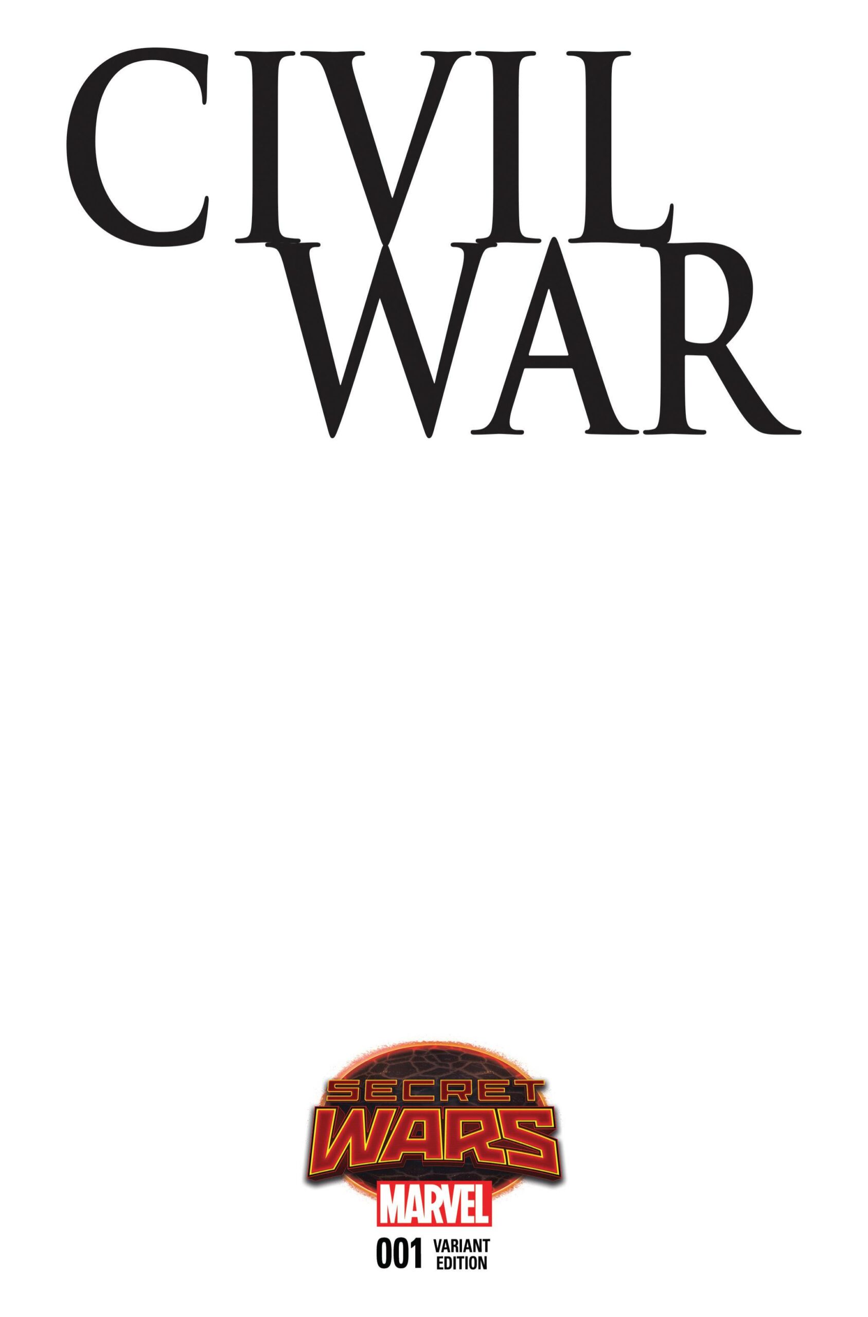 CIVIL WAR #1 BLANK VAR