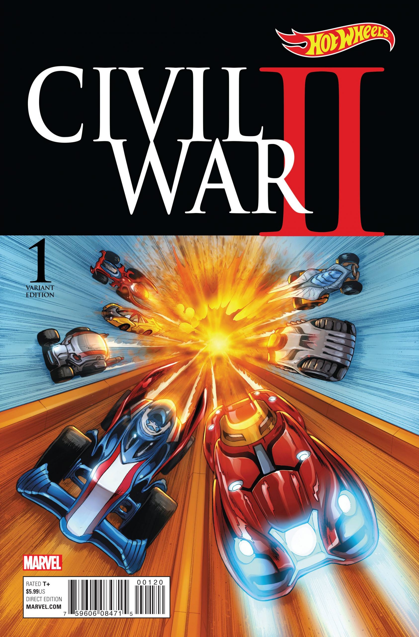 CIVIL WAR II #1 (OF 8) HOT WHEELS VAR