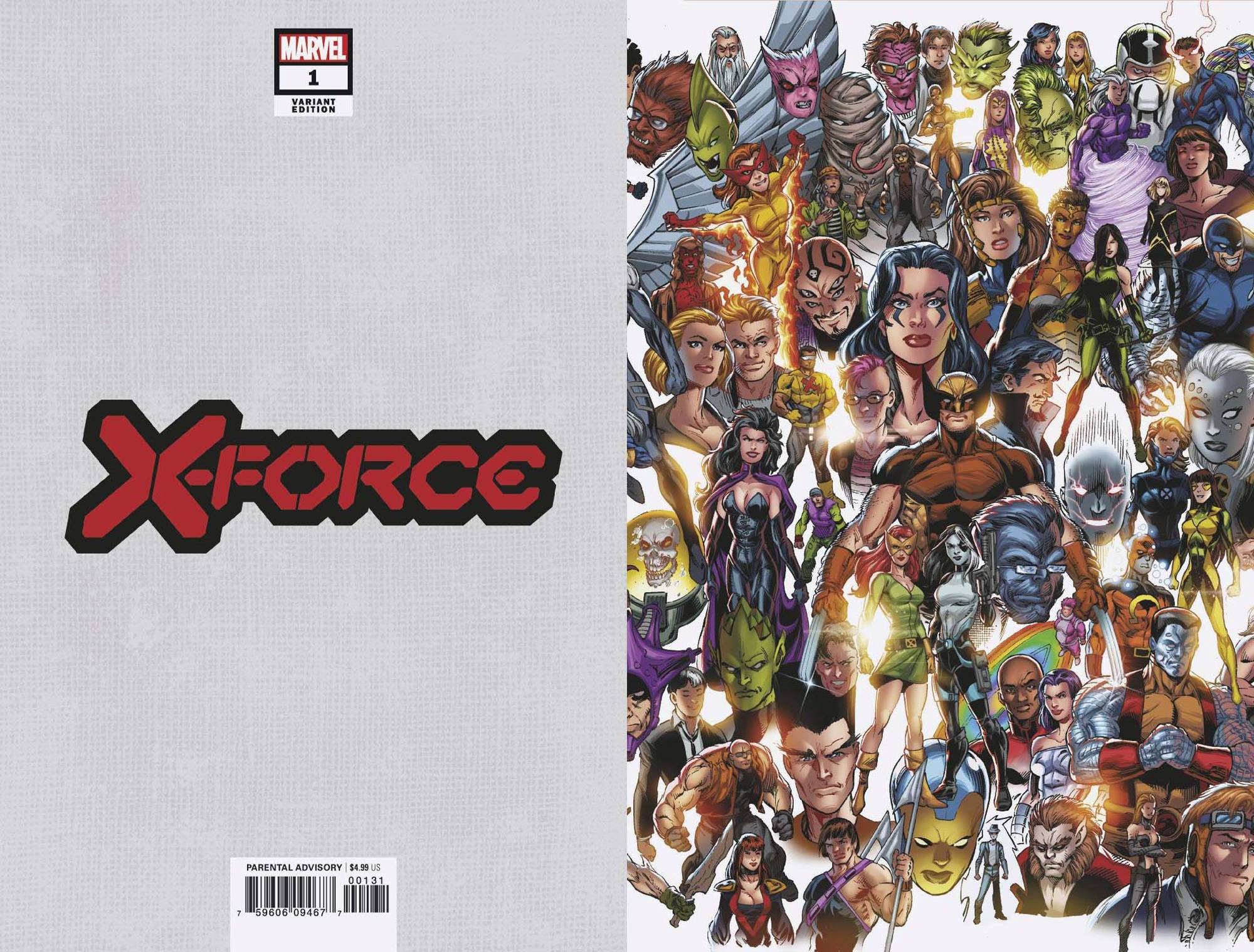 X-FORCE #1 BAGLEY EVERY MUTANT EVER VAR DX