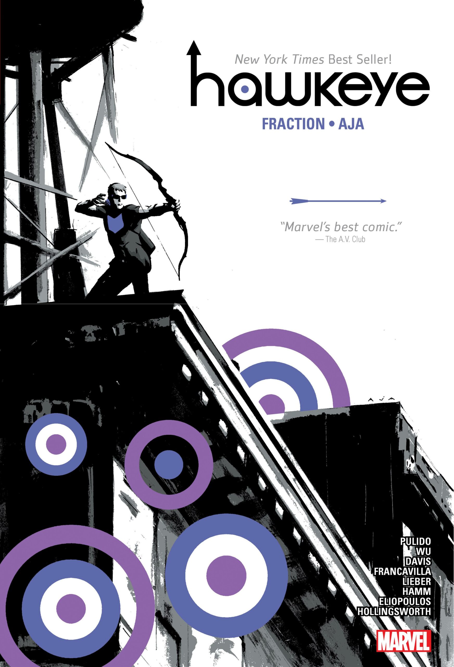 HAWKEYE BY FRACTION AND AJA OMNIBUS HC NEW PTG