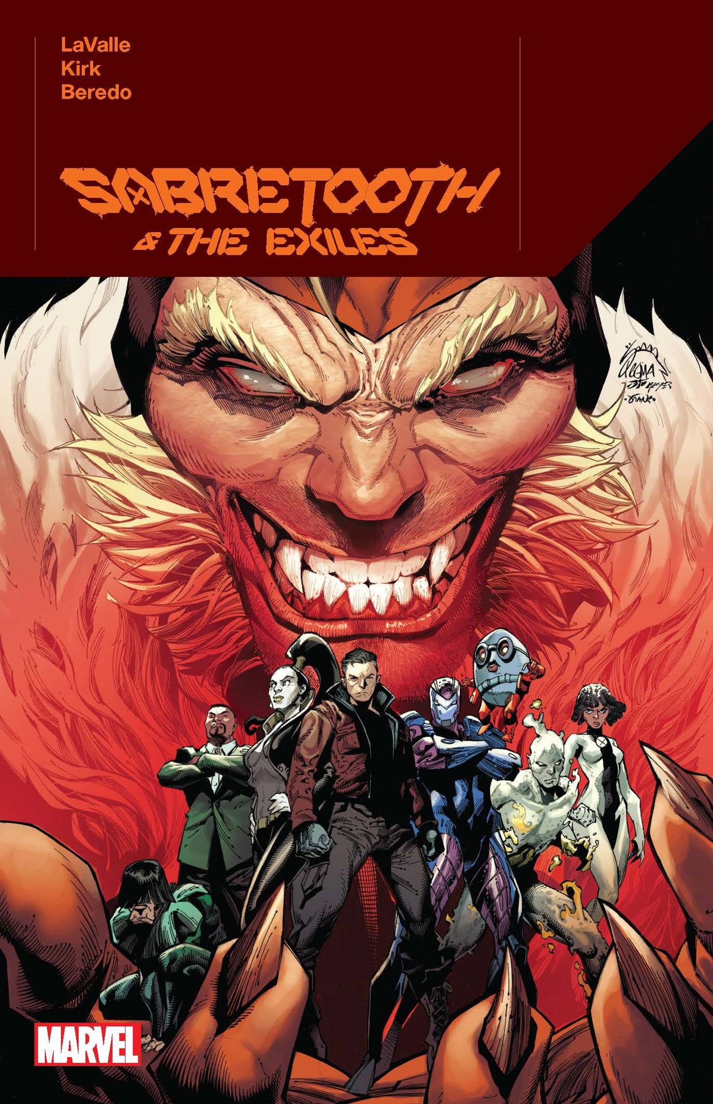 SABRETOOTH AND THE EXILES TP ***Medium damaged copy***
