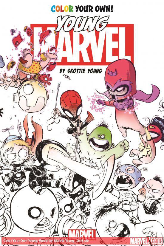 COLOR YOUR OWN YOUNG MARVEL BY SKOTTIE YOUNG TP ***OOP***