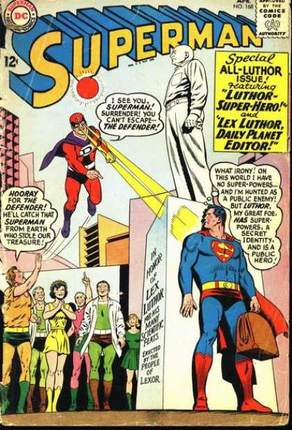 Superman #168 (VG/F)