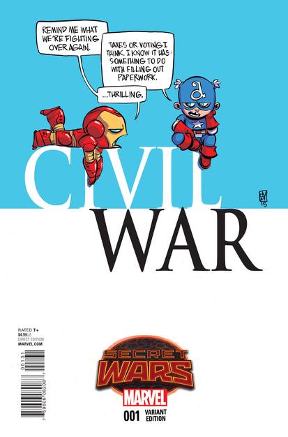 CIVIL WAR #1 YOUNG VAR SWA