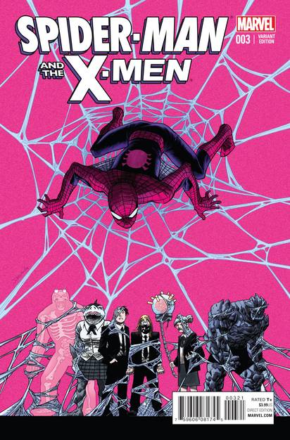 SPIDER-MAN AND X-MEN #3 SHALVEY VAR ***1/25***